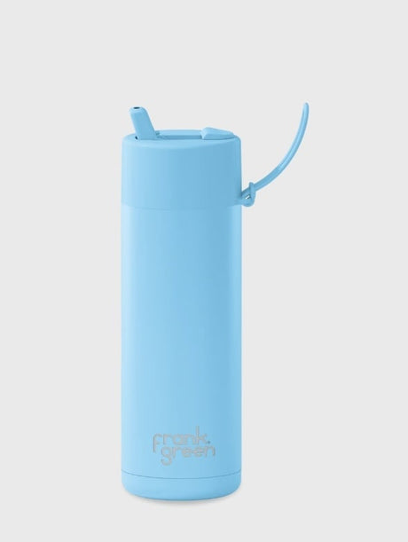 Frank Green Ceramic Lined Bottle with Flip Straw 20oz