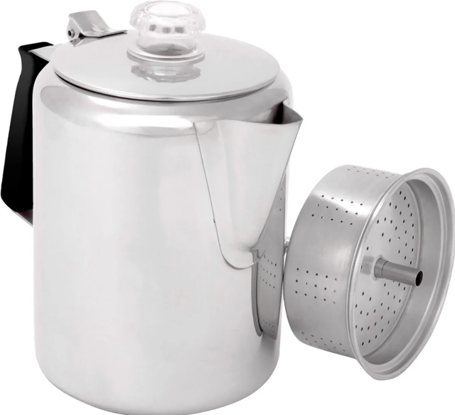 GSI Glacier Stainless Steel 9 Cup Coffee Percolator