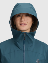 Black Diamond Fineline Stretch Rain Shell Women's