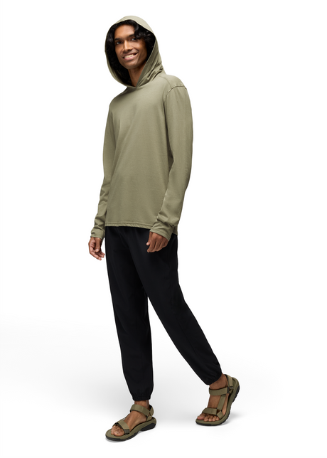 Prana Long Sleeve Hooded Tee Men's