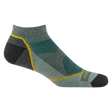 Darn Tough Light Hiker Cushioned Lightweight Hiking No-Show Sock Men's 1990