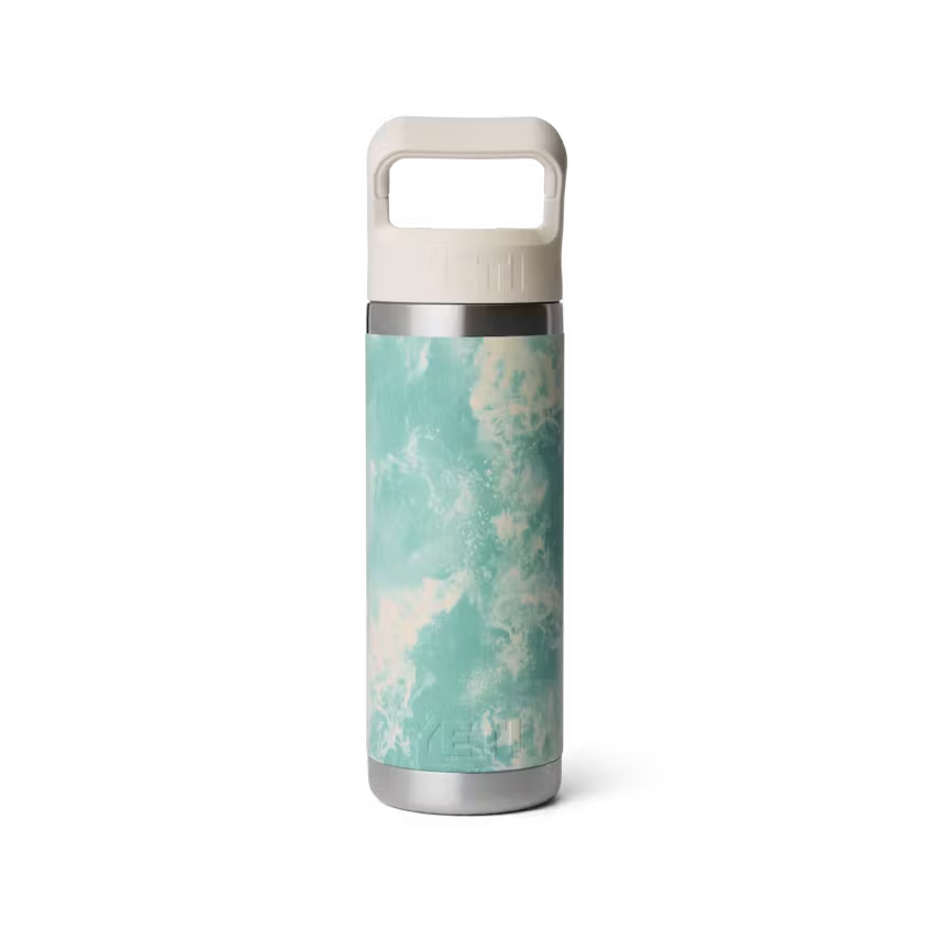 Yeti Rambler 18 oz / 532 mL Bottle w/ Straw Lid, Sea View