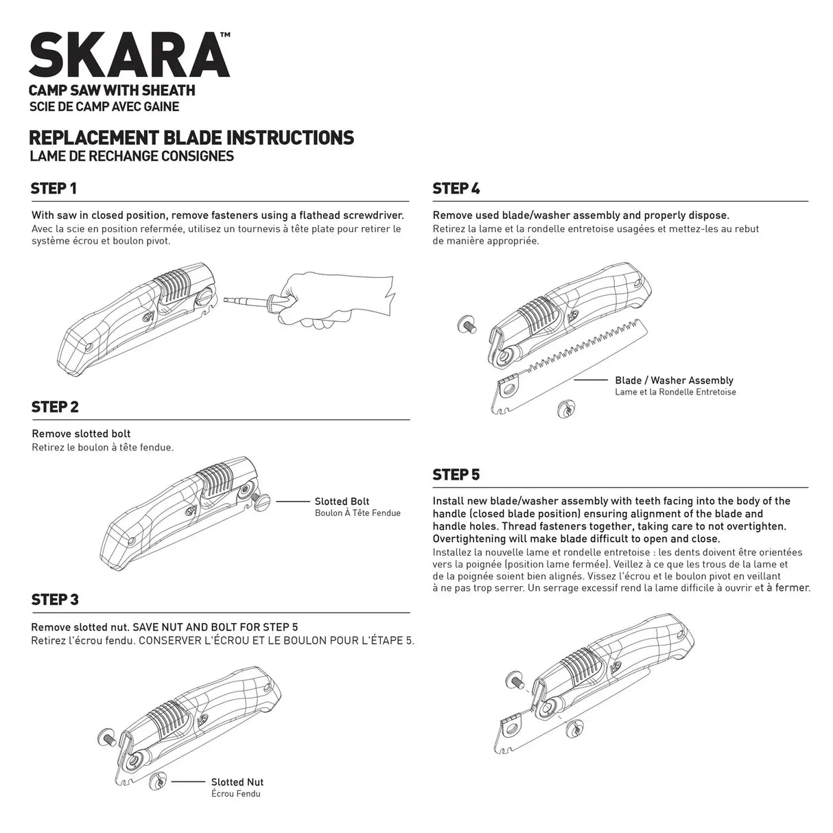 Gear Aid Skara Camp Saw with Sheath