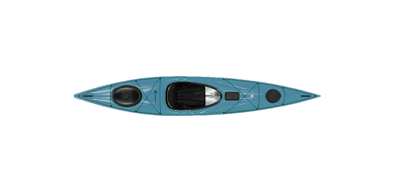DEMO - Hurricane Tampico 130 Kayak, Slate Blue