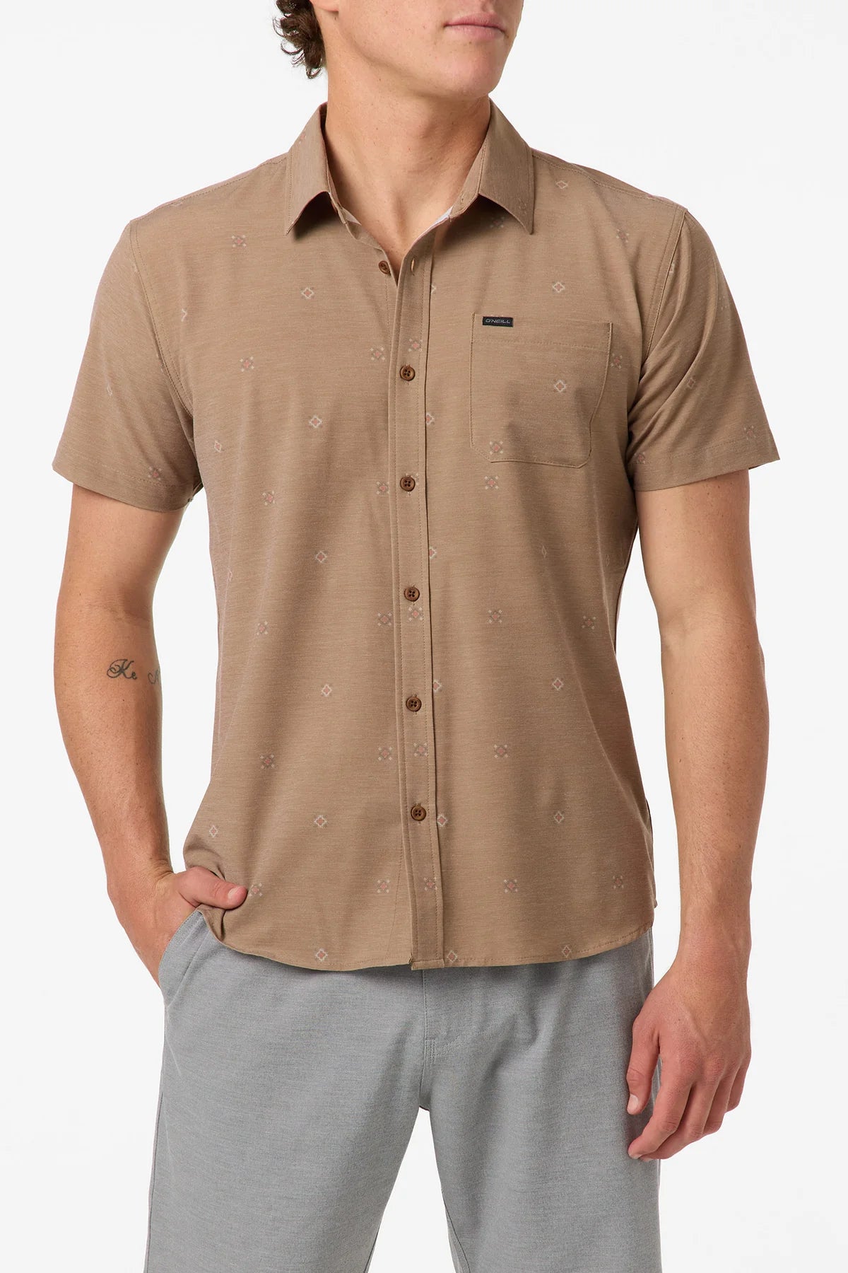 O'Neill TRVLR UPF Traverse Short Sleeve Standard Shirt Men's