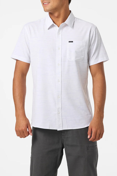 O'Neill TRVLR UPF Traverse Stripe Short Sleeve Standard Shirt Men's