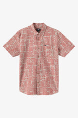 O'Neill UPF Slub Standard Woven Short Sleeve Button Up Shirt Men's