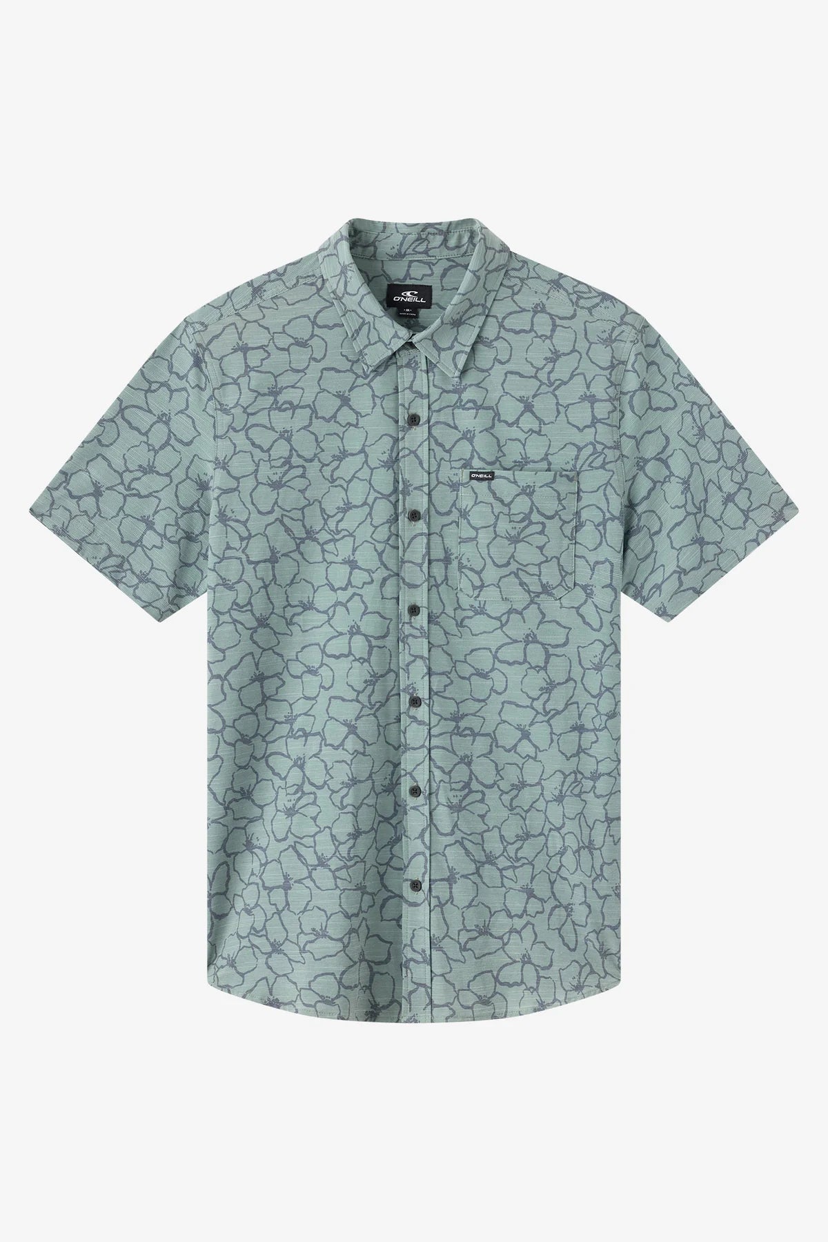 O'Neill UPF Slub RELAXED Short Sleeve Woven Shirt Men's