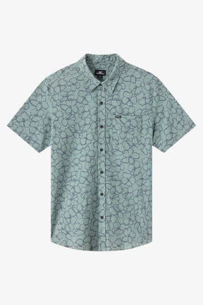O'Neill UPF Slub RELAXED Short Sleeve Woven Shirt Men's