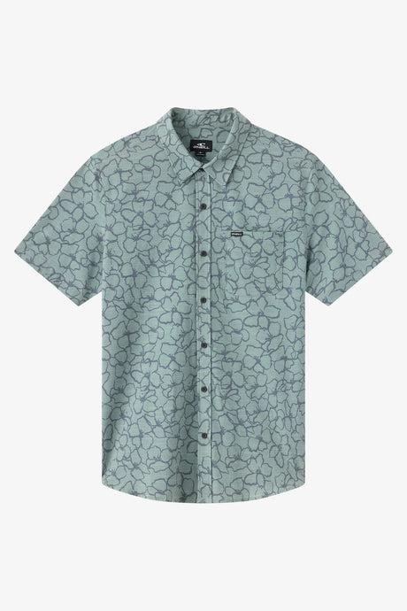 O'Neill UPF Slub RELAXED Short Sleeve Woven Shirt Men's