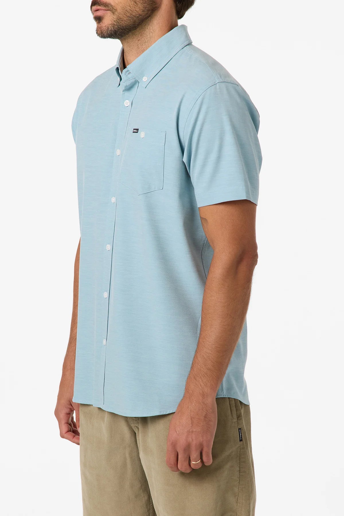 O'Neill Light Check Standard  Short Sleeve Button Up Shirt Men's