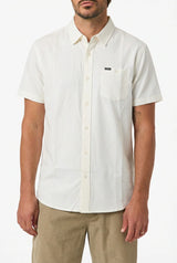 O'Neill Light Check Standard  Short Sleeve Button Up Shirt Men's
