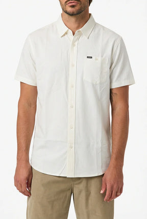 O'Neill Light Check Standard  Short Sleeve Button Up Shirt Men's