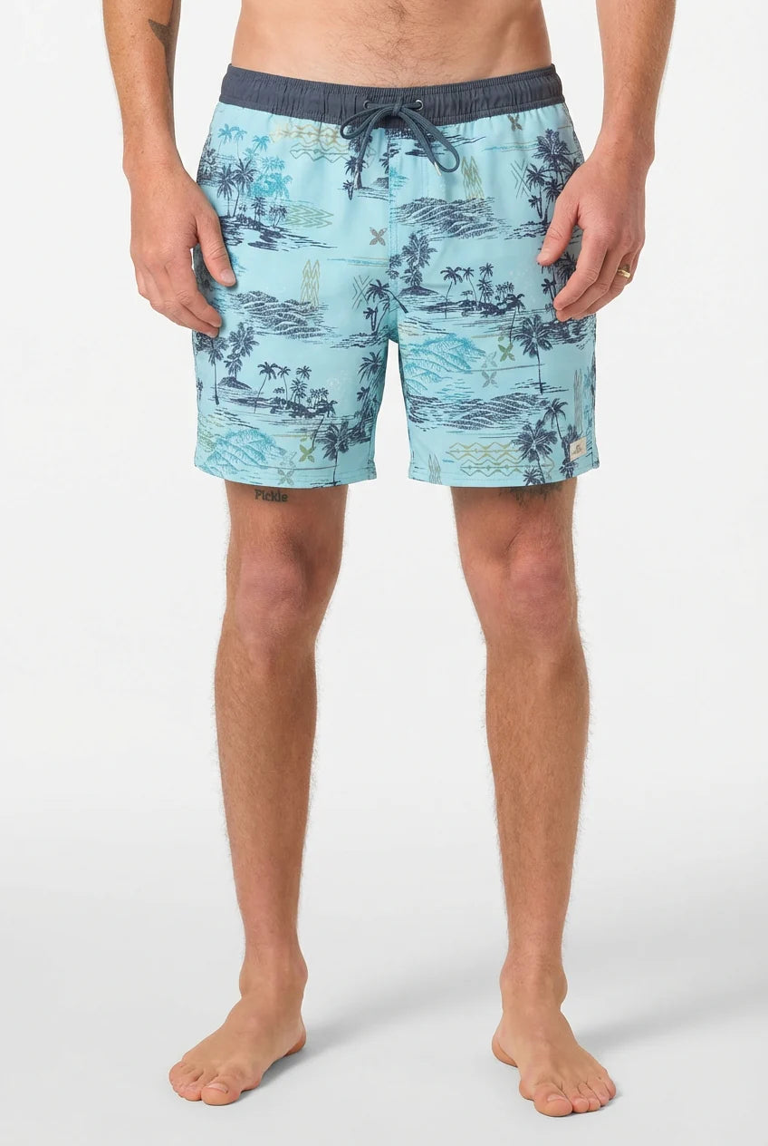 O'Neill Hermosa Retro Lined 17" Volley Boardshorts Men's