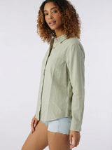 O'Neill Sanders Long Sleeve Button Up Top Women's