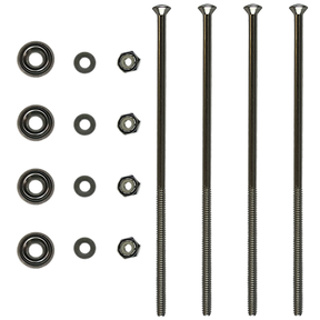 Trailhead Canoe Seat Bolt Kit 6-Inch Stainless Steel 4-Pack