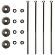 Trailhead Canoe Seat Bolt Kit 6-Inch Stainless Steel Large Flange Washer 4-Pack