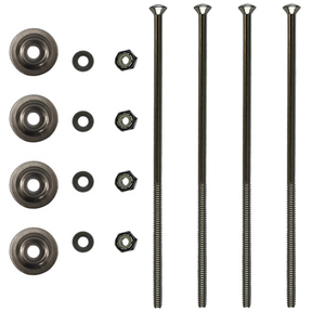Trailhead Canoe Seat Bolt Kit 6-Inch Stainless Steel Large Flange Washer 4-Pack