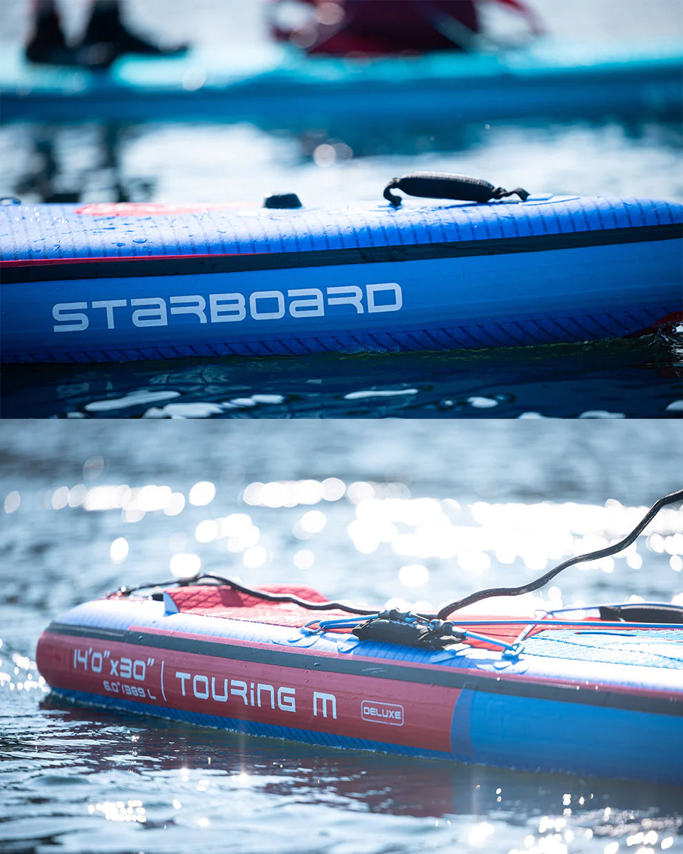 Starboard 14' X 30" Touring Deluxe Lite Inflatable SUP with Paddle