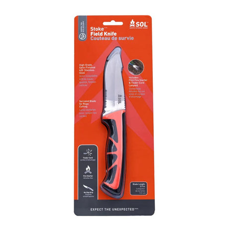 SOL Survival Stoke Field Knife