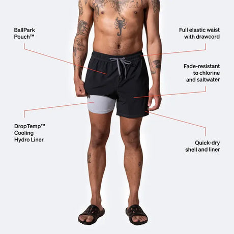 Saxx Oh Buoy 2N1 7" Volley Shorts Men's