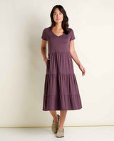 Toad & Co Marley Tiered Midi Dress Women's