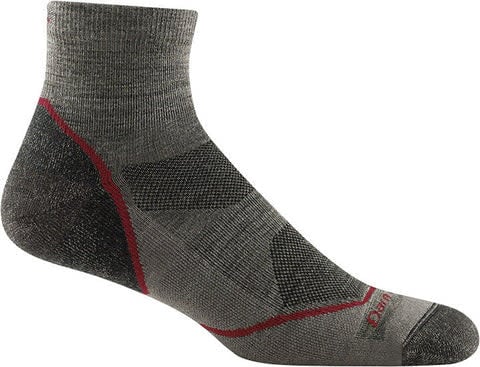 Darn Tough Light Hiker Cushioned Lightweight Hiking 1/4-Height Sock Men's 1991