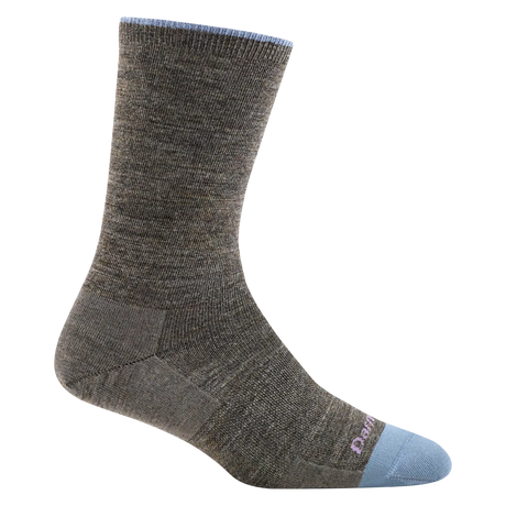 Darn Tough Solid Basic No-Cushion Lightweight Lifestyle Crew Sock Women's 6012