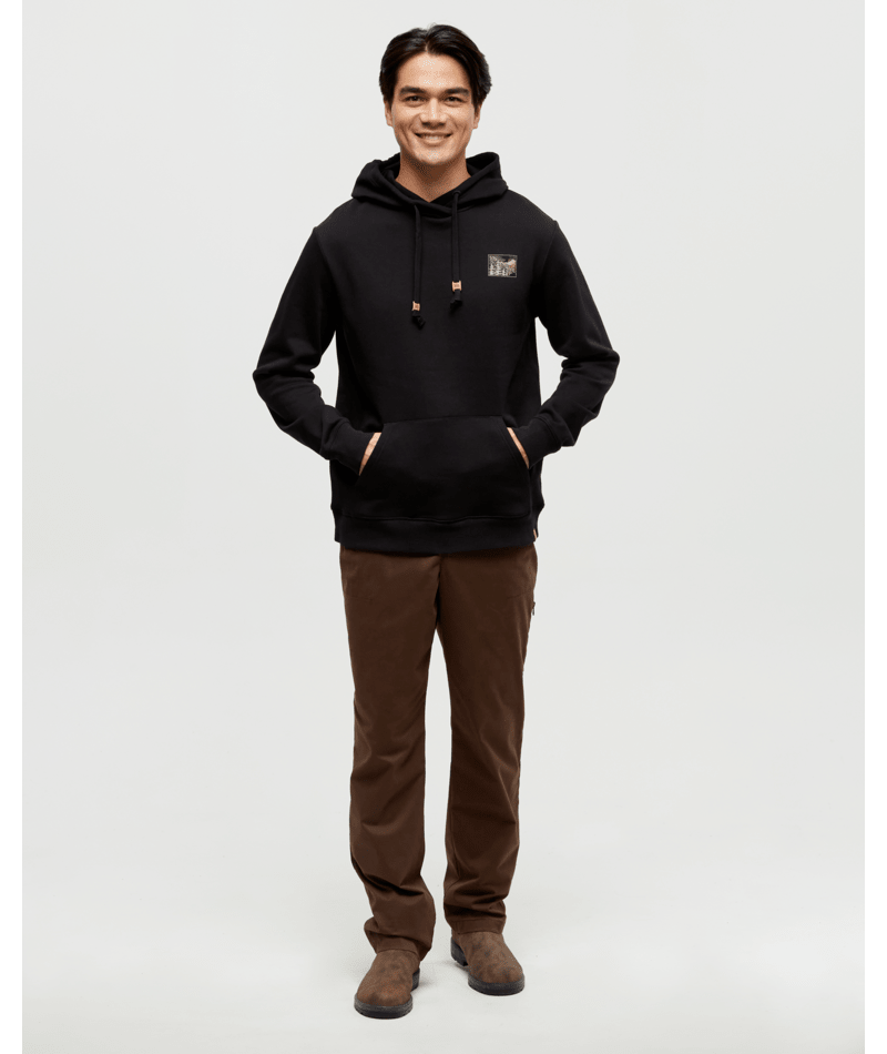 Ten Tree Etched Mountain Hoodie Graphic Men's