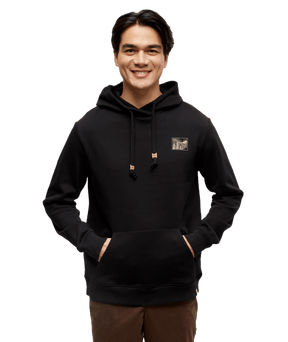 Ten Tree Etched Mountain Hoodie Graphic Men's