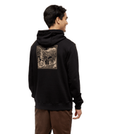Ten Tree Etched Mountain Hoodie Graphic Men's