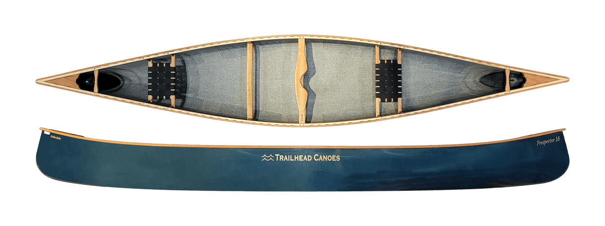 Trailhead Canoes Prospector 16 Carbon Kevlar / Wood Trim