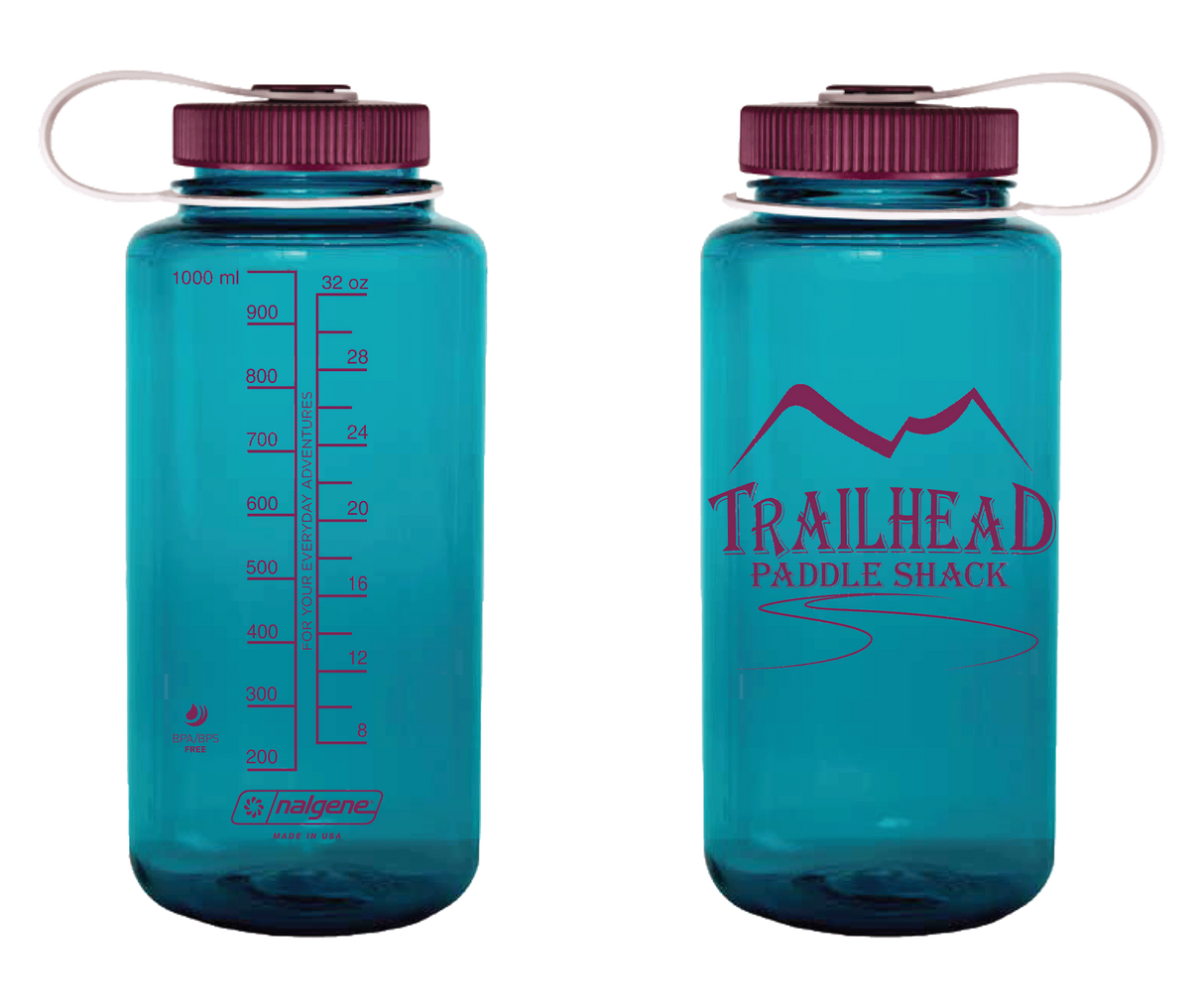 Nalgene Trailhead Paddle Shack Sustain Wide Mouth Water Bottle 1000ml