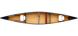 Clipper Canoe Tripper-S 16'6" Ultralight Kevlar Garnitures Noires Transparentes