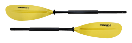 Sunrise Kayaks Aluminum 2pc Kayak Paddle Fiberglass Nylon Blade, 220cm