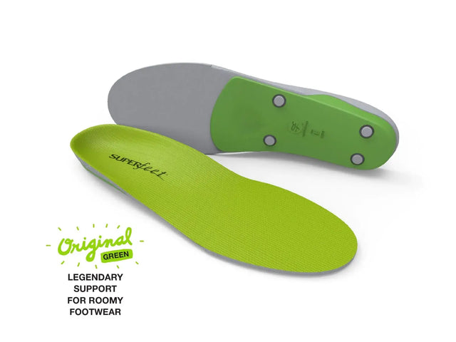 Superfeet All-Purpose Support High Arch Insoles (Green)
