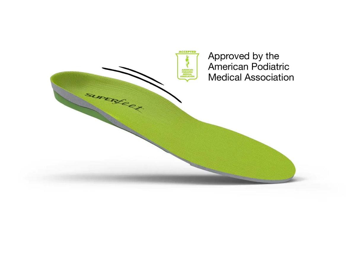 Superfeet All-Purpose Support High Arch Insoles (Green)