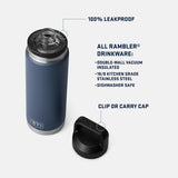 Yeti Rambler 26 oz / 769 mL Bottle w/ Chug Cap Blue Camo