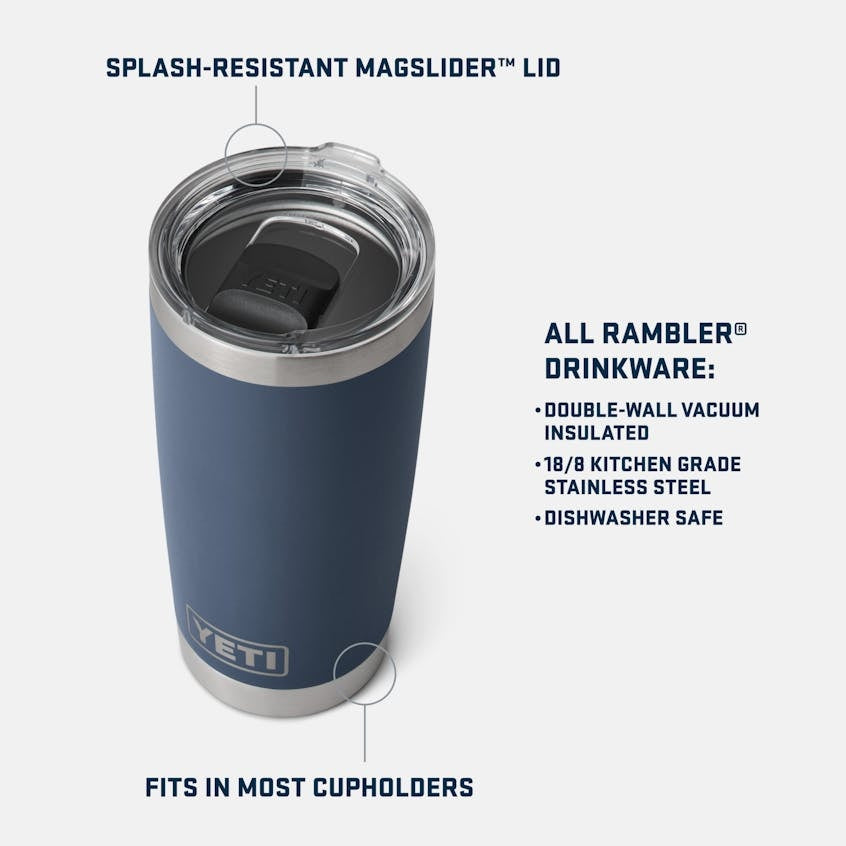 Yeti Rambler 20 oz / 591 mL Tumbler with Magslider Camo Collection