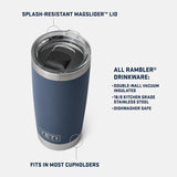 Yeti Rambler 20 oz / 591 mL Tumbler with Magslider Camo Collection