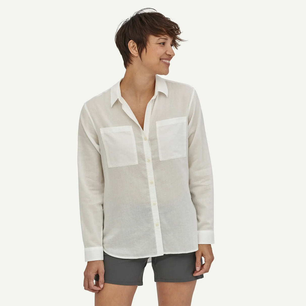 Patagonia Lightweight A/C Buttondown Long Sleeve Shirt Women's