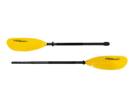 Sunrise Kayaks Carbon 2pc Adjustable Kayak Paddle Nylon Blade, 220-230cm