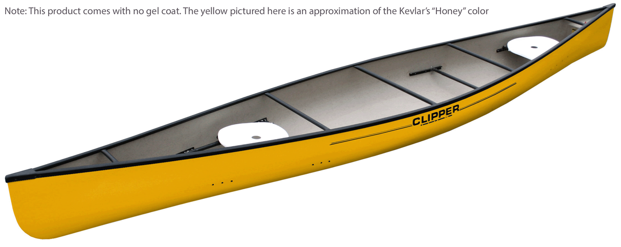 Clipper Canoe Jensen 17 Ultralight Kevlar Black Trim