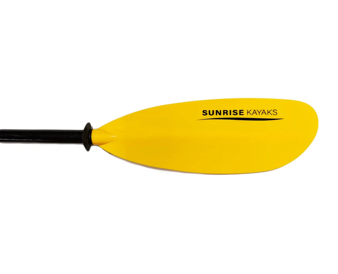 DEMO - Sunrise Kayaks Fiberglass 2pc Adjustable Kayak Paddle Nylon Blade, 220-230cm
